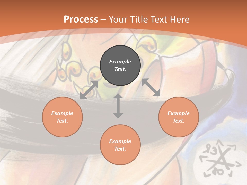 A Woman In A White Dress Is Holding A Yellow Object PowerPoint Template