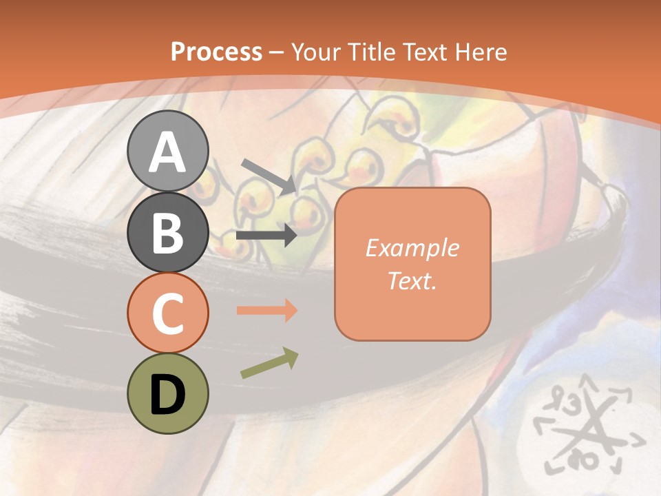 A Woman In A White Dress Is Holding A Yellow Object PowerPoint Template
