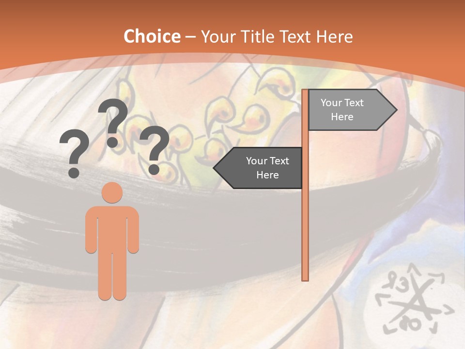 A Woman In A White Dress Is Holding A Yellow Object PowerPoint Template