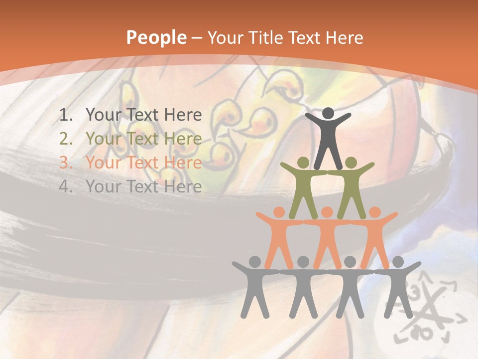 A Woman In A White Dress Is Holding A Yellow Object PowerPoint Template