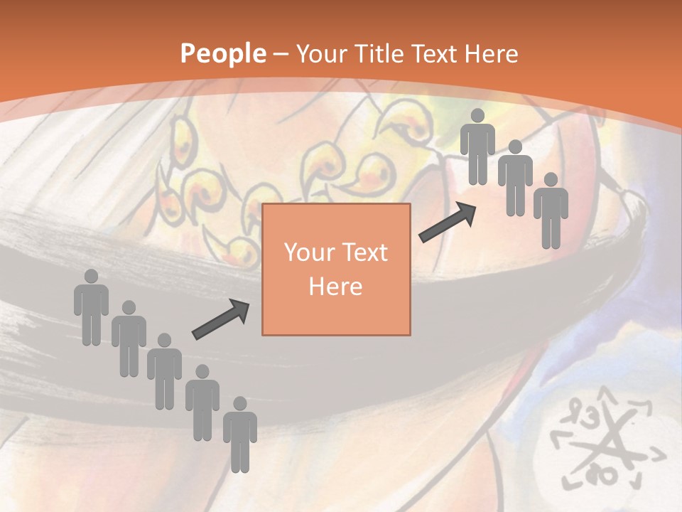 A Woman In A White Dress Is Holding A Yellow Object PowerPoint Template