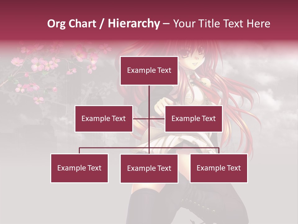 A Girl With Pink Hair And Boots Is Posing For A Picture PowerPoint Template