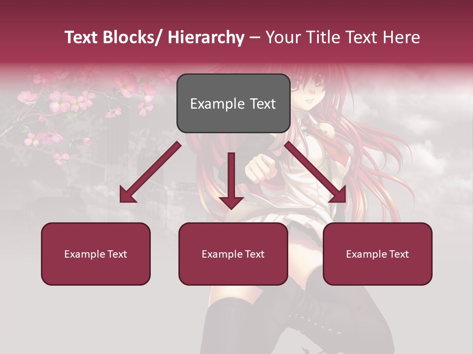 A Girl With Pink Hair And Boots Is Posing For A Picture PowerPoint Template