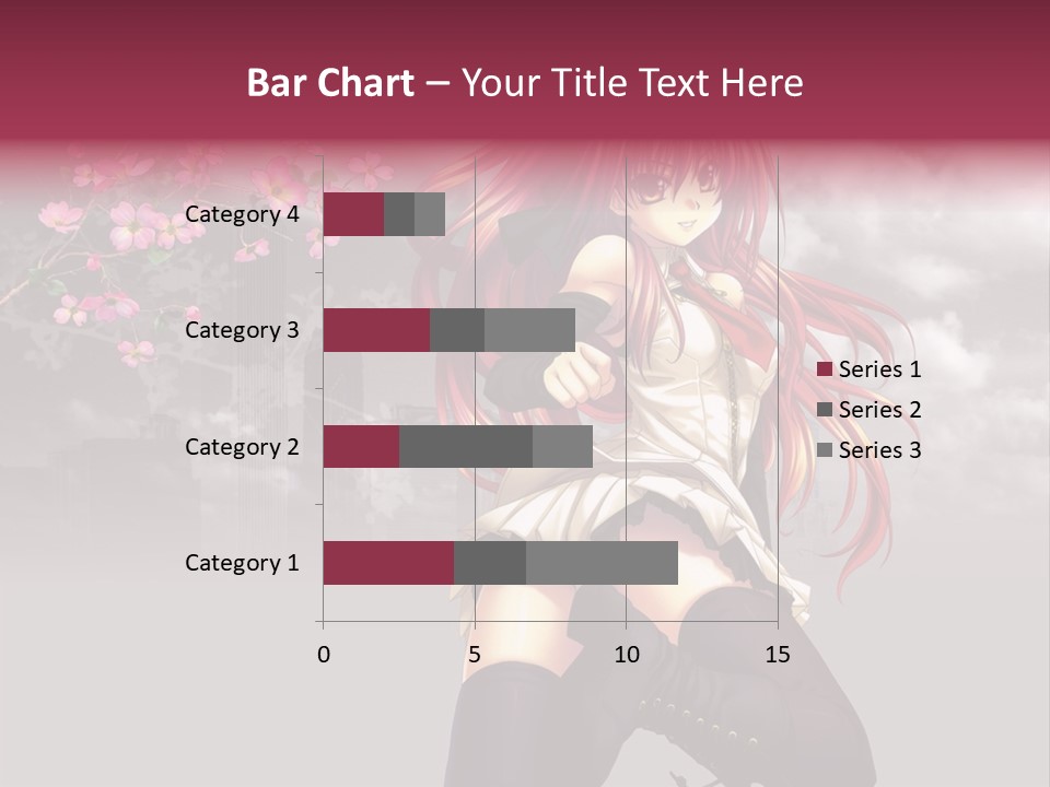 A Girl With Pink Hair And Boots Is Posing For A Picture PowerPoint Template