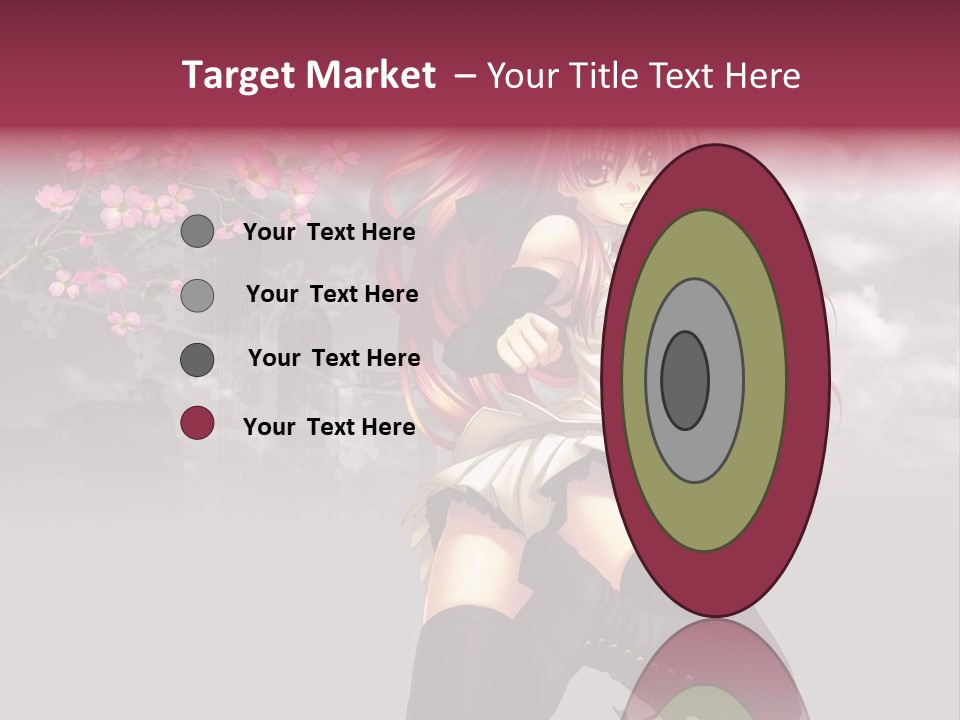 A Girl With Pink Hair And Boots Is Posing For A Picture PowerPoint Template