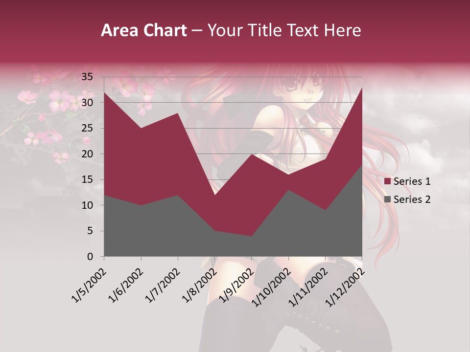 A Girl With Pink Hair And Boots Is Posing For A Picture PowerPoint Template