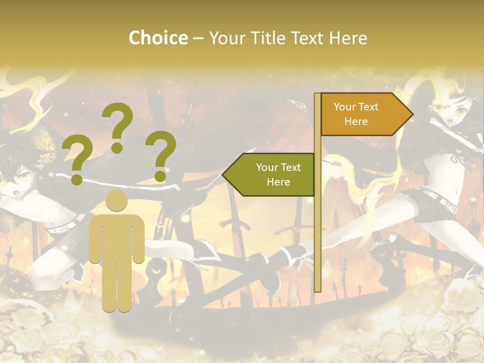 A Woman In A Black And White Outfit Is Dancing PowerPoint Template