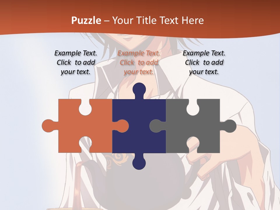 A Person Holding A Tea Pot And A Plate PowerPoint Template