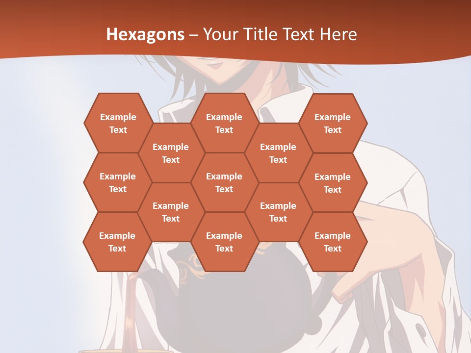 A Person Holding A Tea Pot And A Plate PowerPoint Template