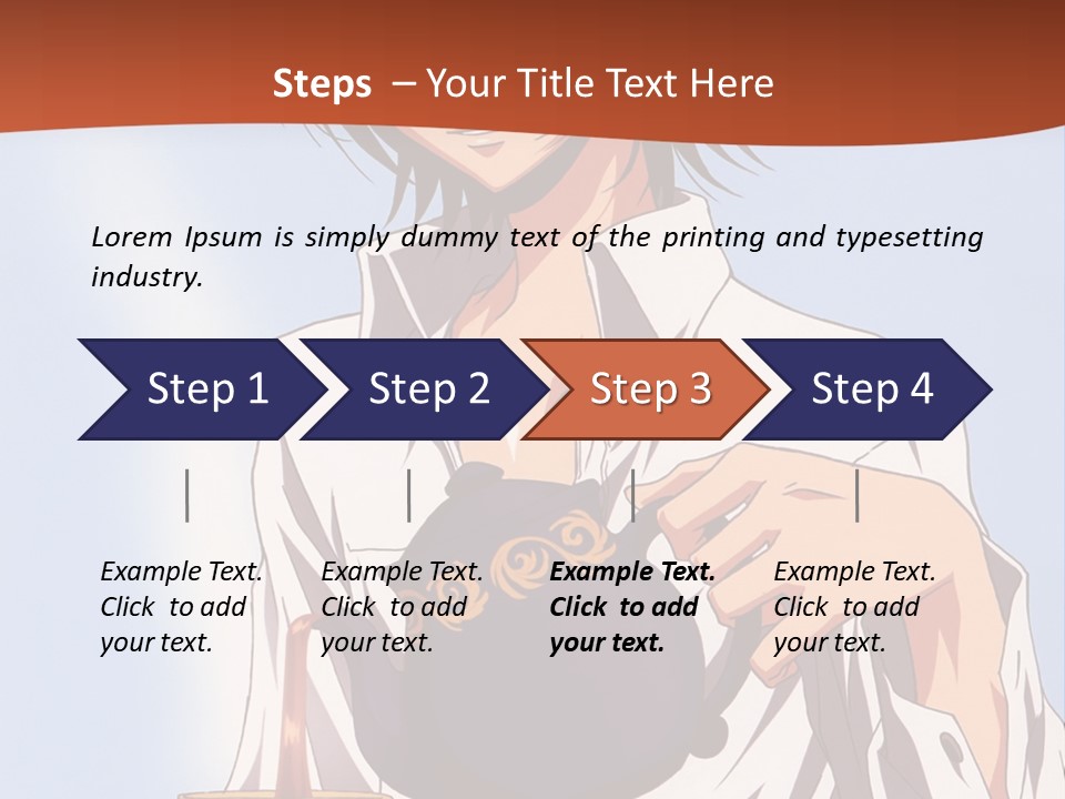A Person Holding A Tea Pot And A Plate PowerPoint Template