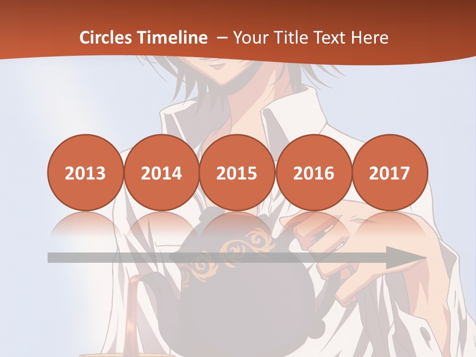 A Person Holding A Tea Pot And A Plate PowerPoint Template