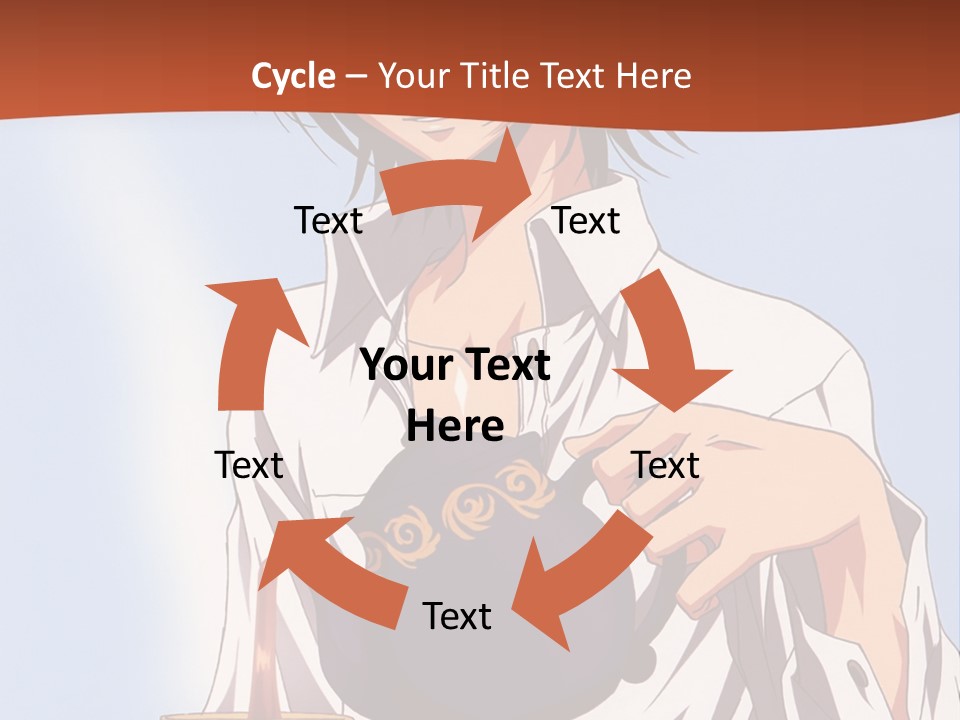 A Person Holding A Tea Pot And A Plate PowerPoint Template