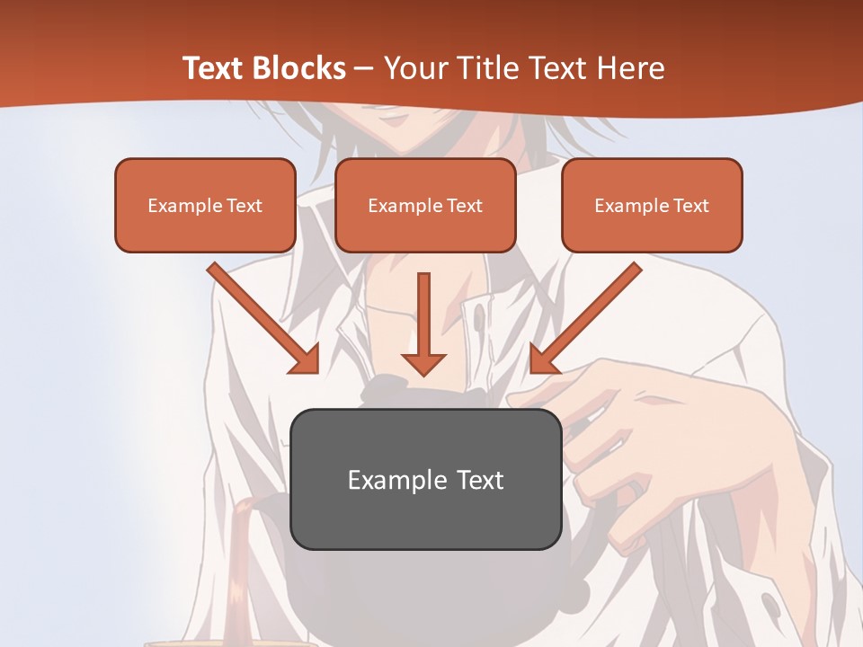 A Person Holding A Tea Pot And A Plate PowerPoint Template