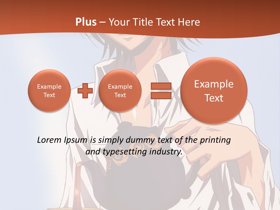 A Person Holding A Tea Pot And A Plate PowerPoint Template