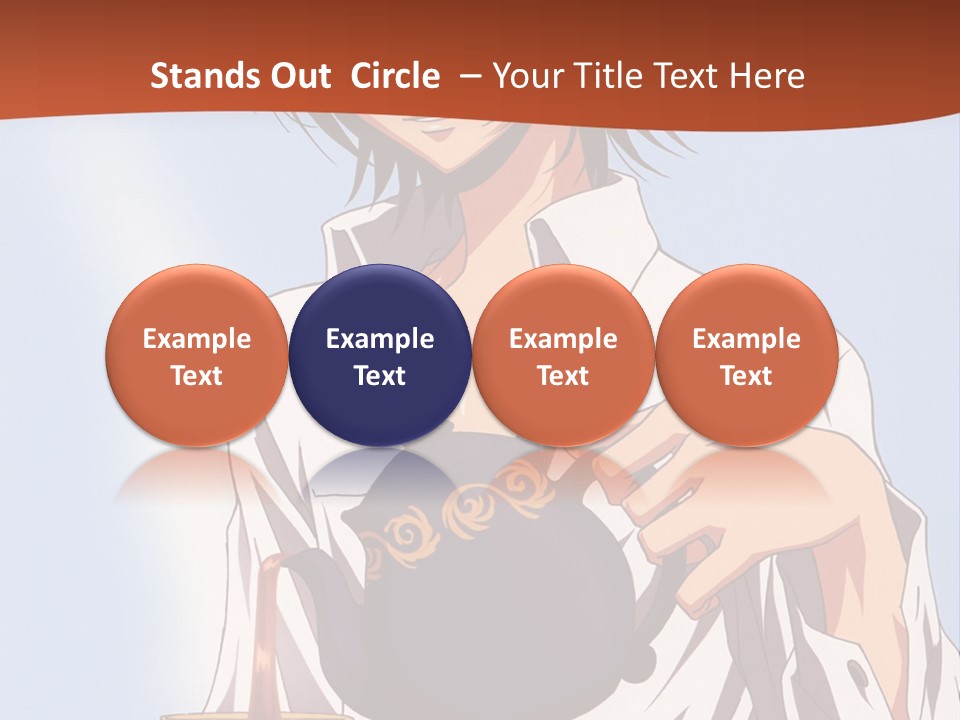 A Person Holding A Tea Pot And A Plate PowerPoint Template