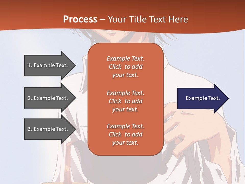 A Person Holding A Tea Pot And A Plate PowerPoint Template