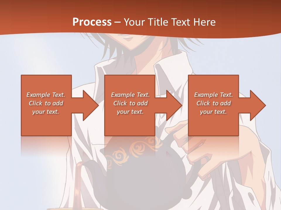 A Person Holding A Tea Pot And A Plate PowerPoint Template