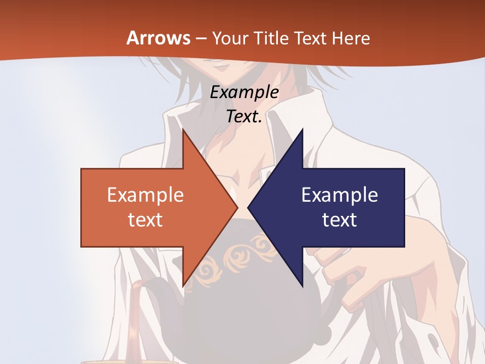 A Person Holding A Tea Pot And A Plate PowerPoint Template