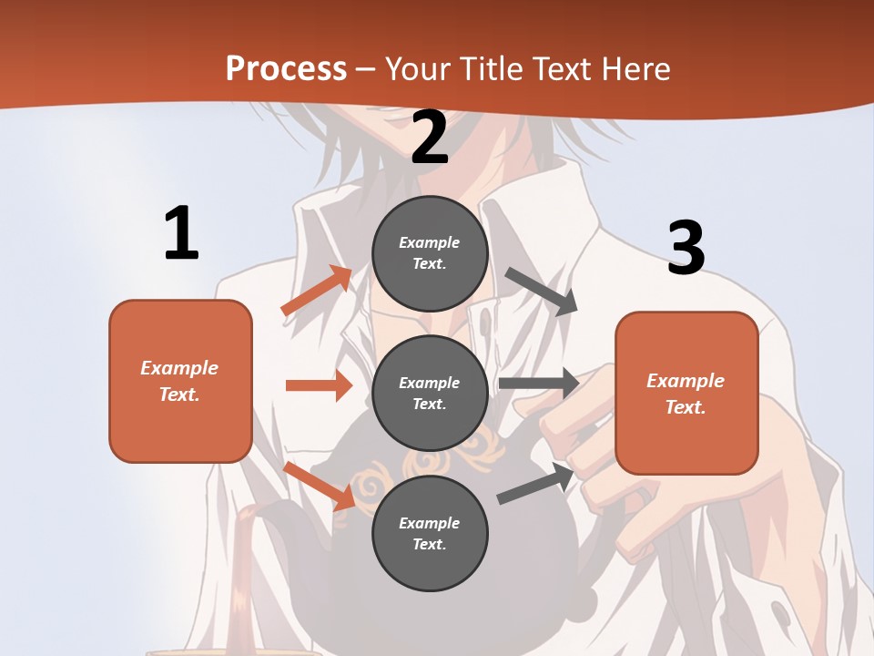 A Person Holding A Tea Pot And A Plate PowerPoint Template