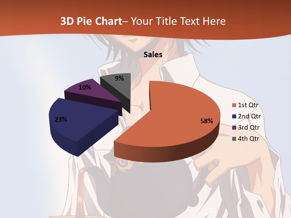 A Person Holding A Tea Pot And A Plate PowerPoint Template