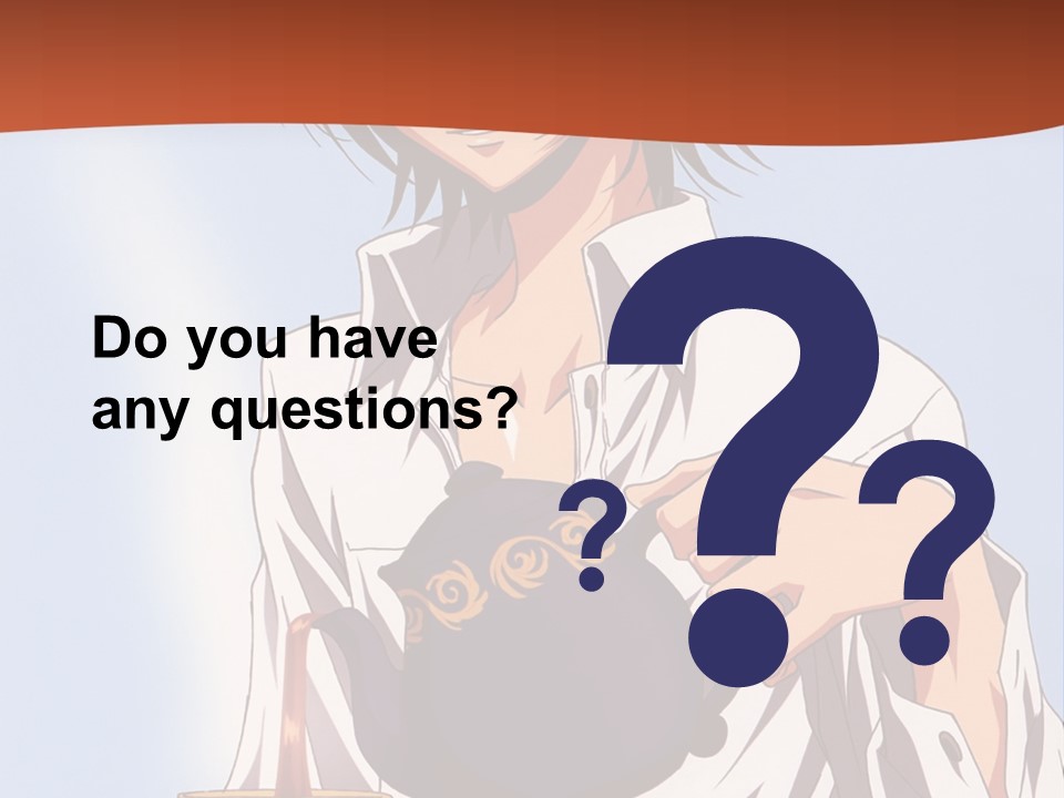 A Person Holding A Tea Pot And A Plate PowerPoint Template