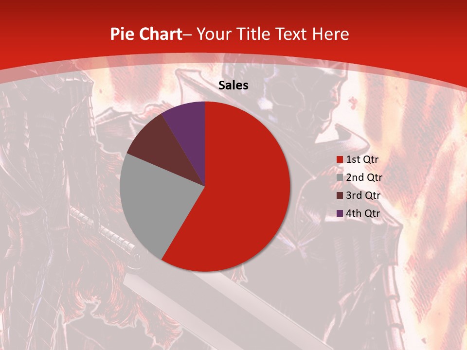 A Couple Of Knights Standing Next To Each Other PowerPoint Template