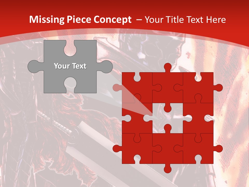 A Couple Of Knights Standing Next To Each Other PowerPoint Template