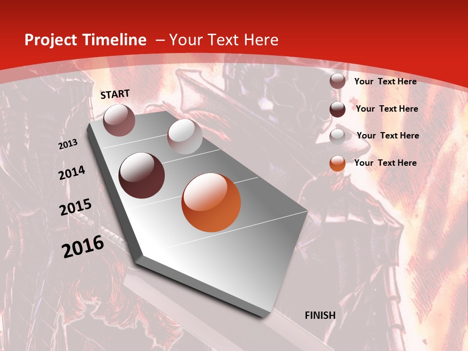 A Couple Of Knights Standing Next To Each Other PowerPoint Template