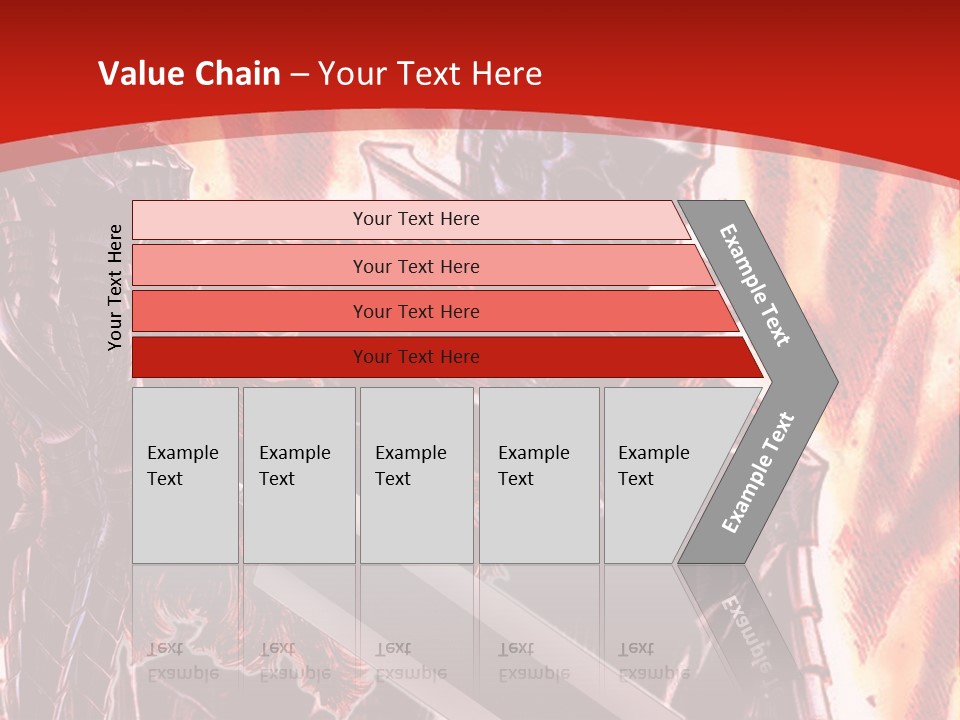 A Couple Of Knights Standing Next To Each Other PowerPoint Template