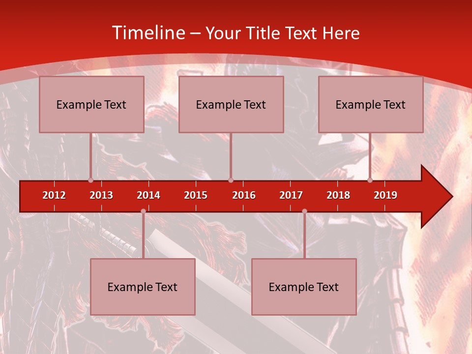 A Couple Of Knights Standing Next To Each Other PowerPoint Template