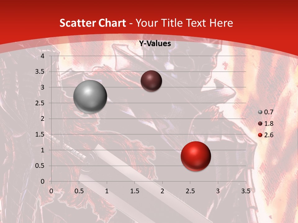 A Couple Of Knights Standing Next To Each Other PowerPoint Template