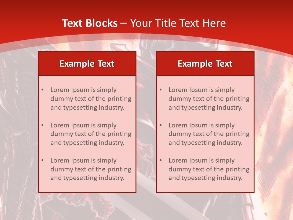 A Couple Of Knights Standing Next To Each Other PowerPoint Template