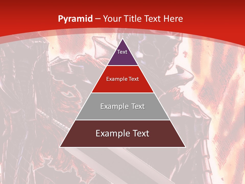 A Couple Of Knights Standing Next To Each Other PowerPoint Template