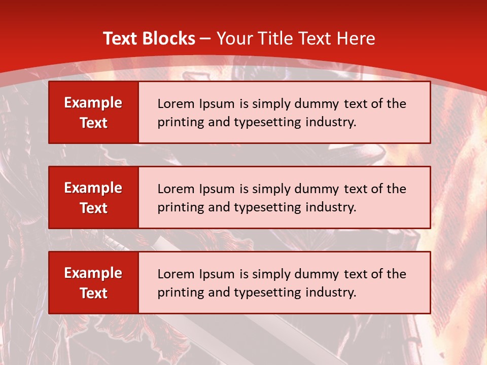 A Couple Of Knights Standing Next To Each Other PowerPoint Template