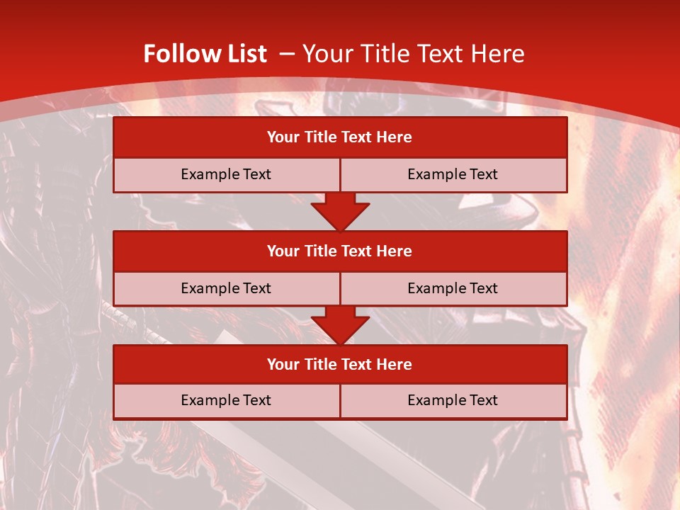 A Couple Of Knights Standing Next To Each Other PowerPoint Template
