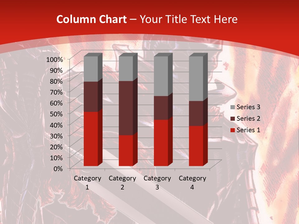 A Couple Of Knights Standing Next To Each Other PowerPoint Template