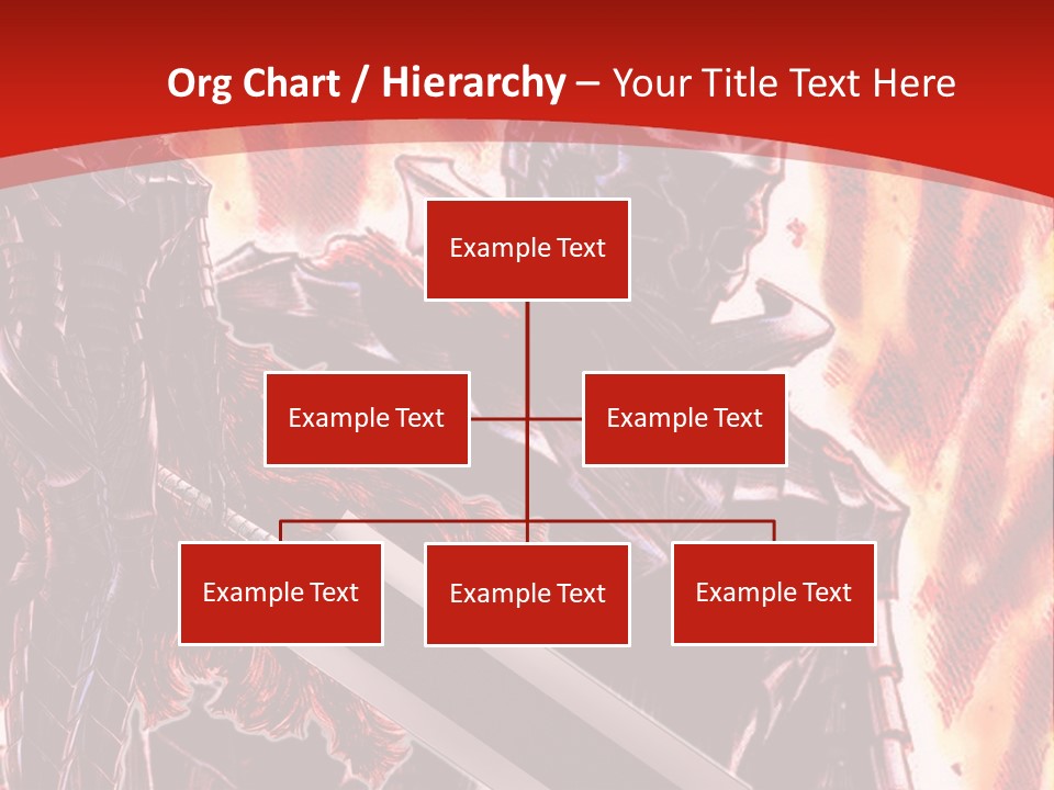 A Couple Of Knights Standing Next To Each Other PowerPoint Template