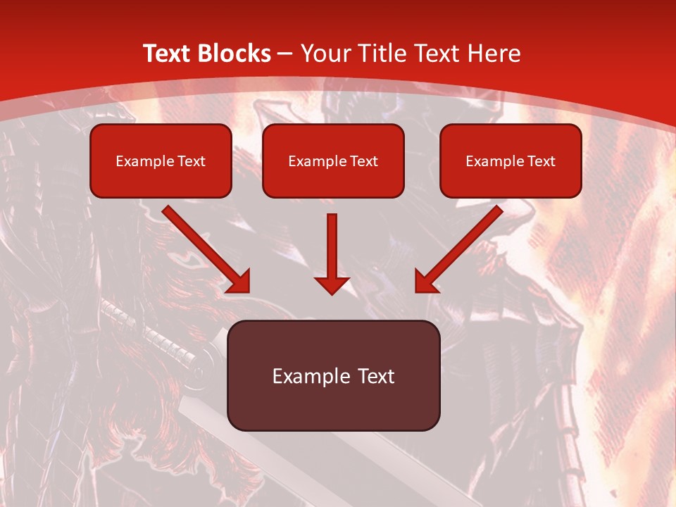 A Couple Of Knights Standing Next To Each Other PowerPoint Template