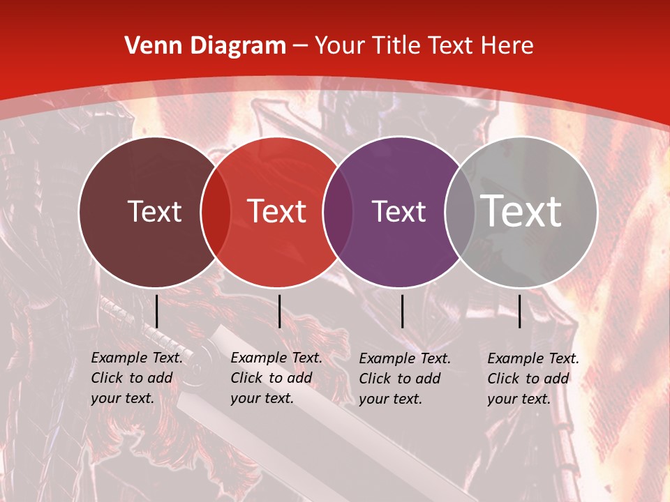 A Couple Of Knights Standing Next To Each Other PowerPoint Template