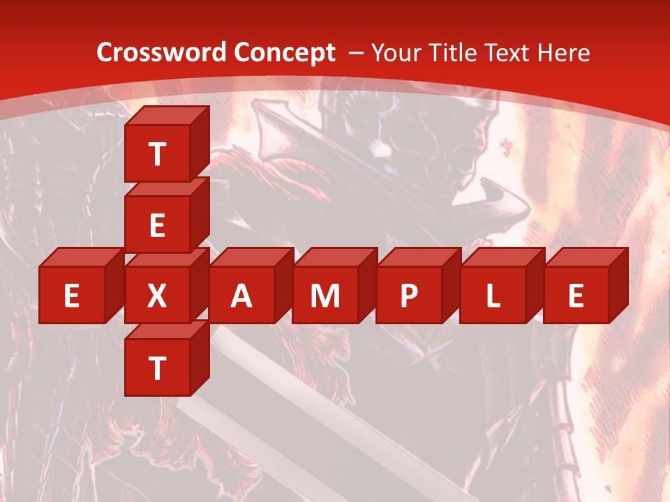 A Couple Of Knights Standing Next To Each Other PowerPoint Template