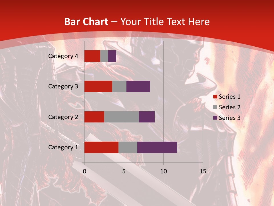A Couple Of Knights Standing Next To Each Other PowerPoint Template