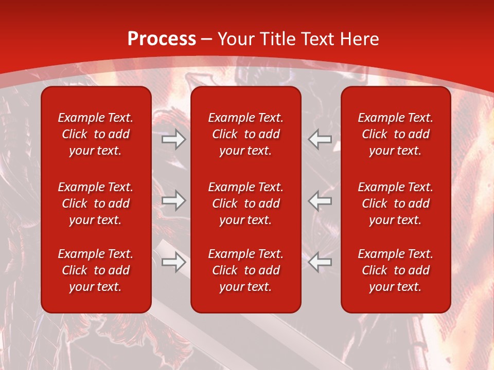A Couple Of Knights Standing Next To Each Other PowerPoint Template