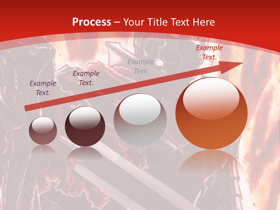 A Couple Of Knights Standing Next To Each Other PowerPoint Template