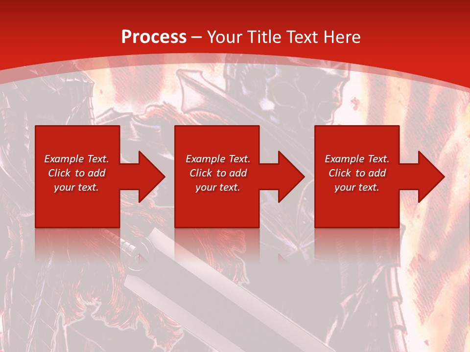 A Couple Of Knights Standing Next To Each Other PowerPoint Template