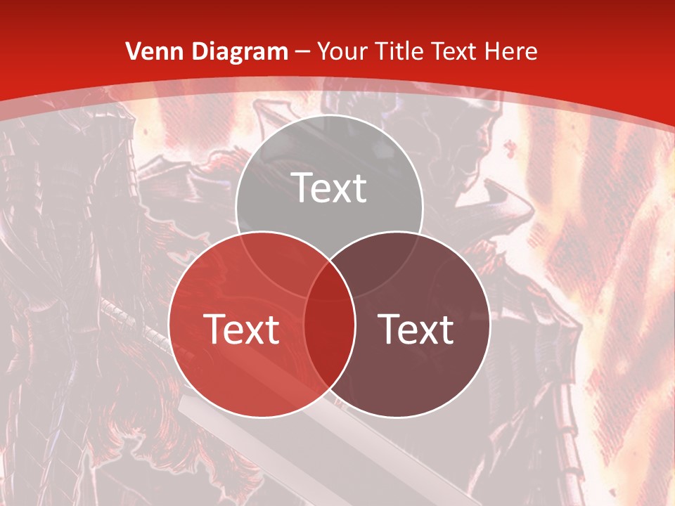 A Couple Of Knights Standing Next To Each Other PowerPoint Template