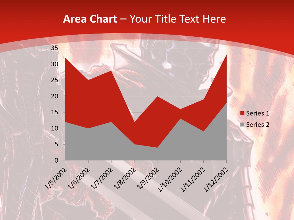 A Couple Of Knights Standing Next To Each Other PowerPoint Template