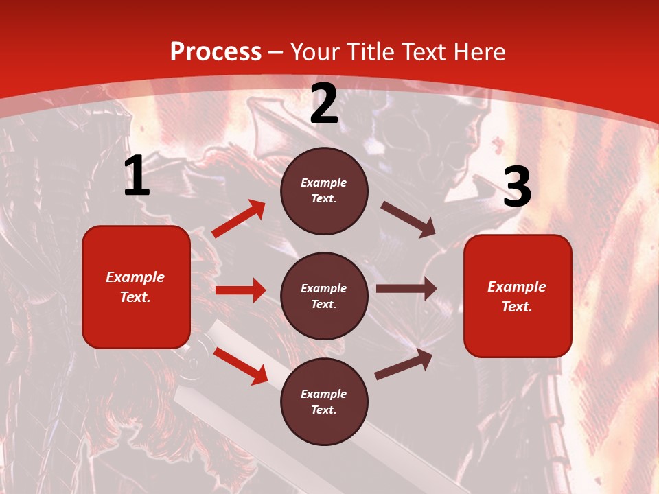 A Couple Of Knights Standing Next To Each Other PowerPoint Template