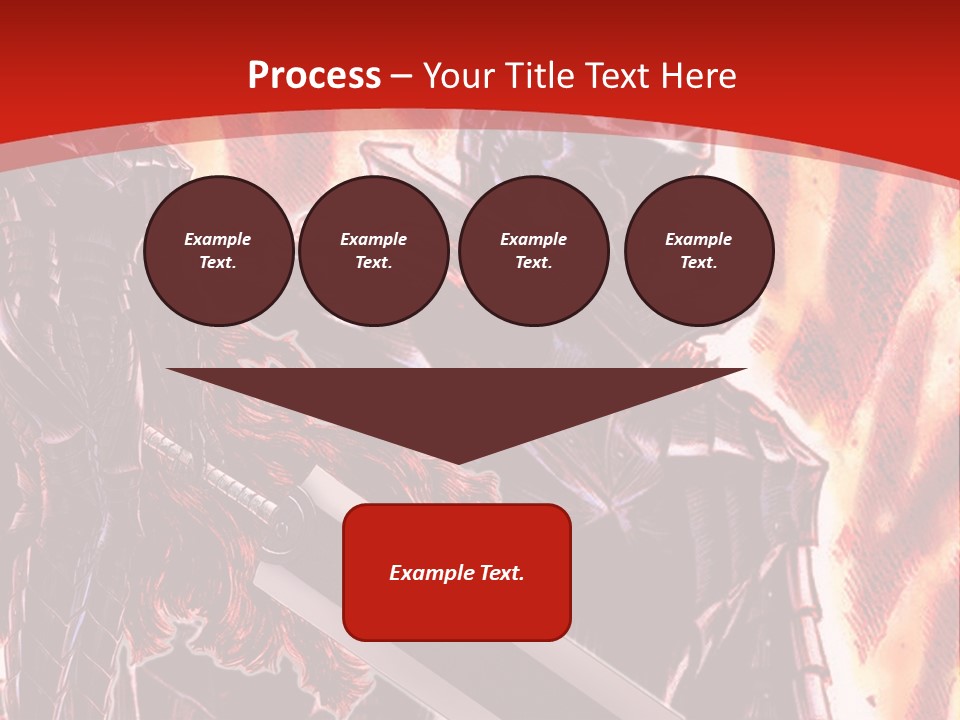 A Couple Of Knights Standing Next To Each Other PowerPoint Template