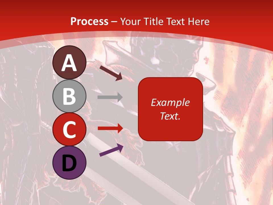 A Couple Of Knights Standing Next To Each Other PowerPoint Template