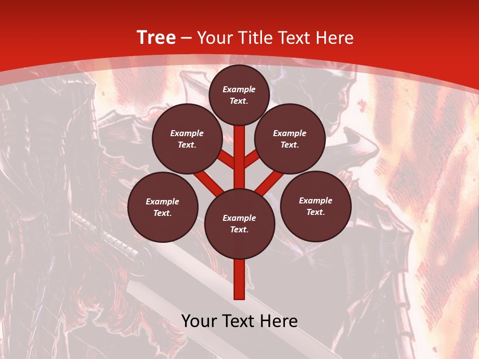 A Couple Of Knights Standing Next To Each Other PowerPoint Template